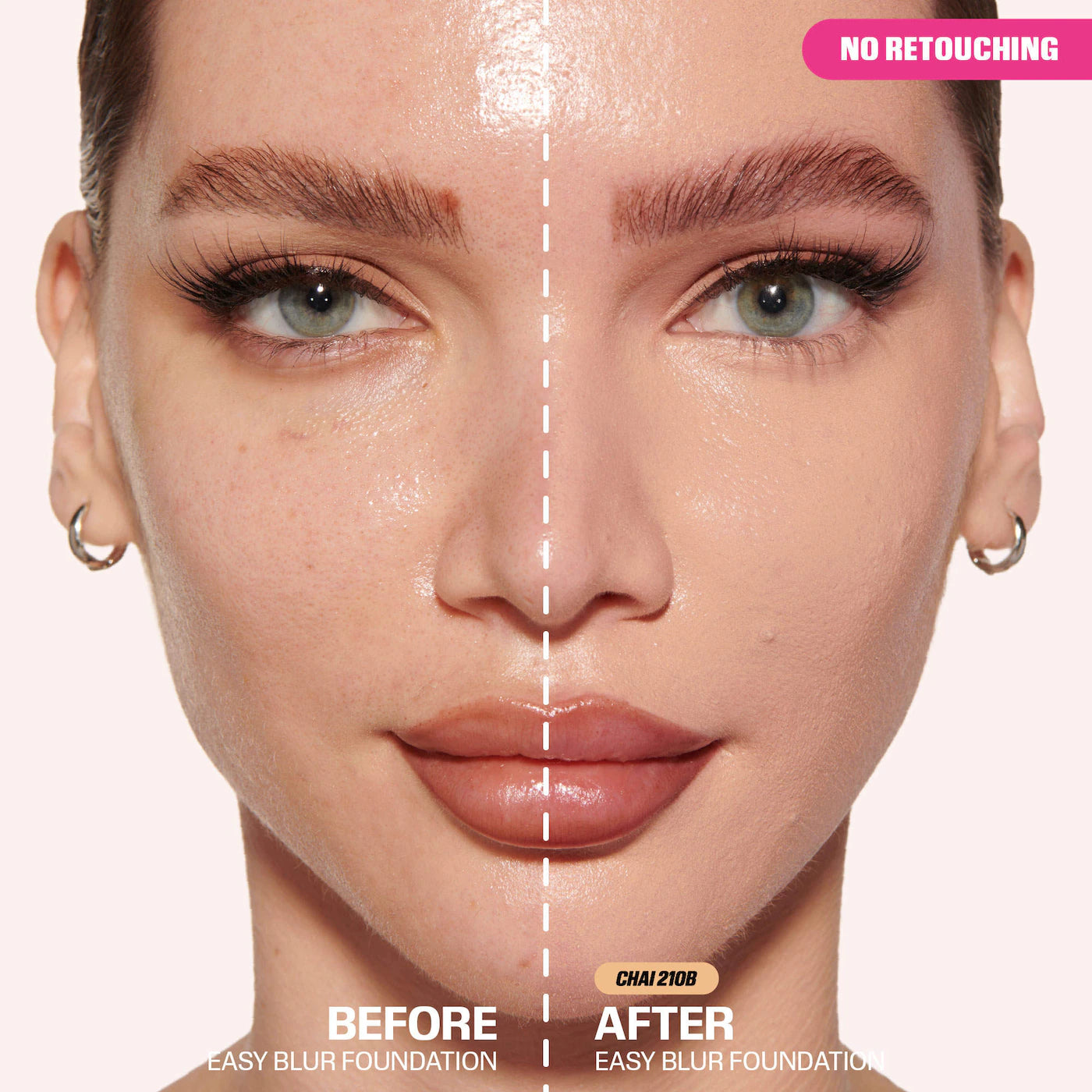 HUDA BEAUTY Easy Blur Natural Airbrush Foundation with Niacinamide