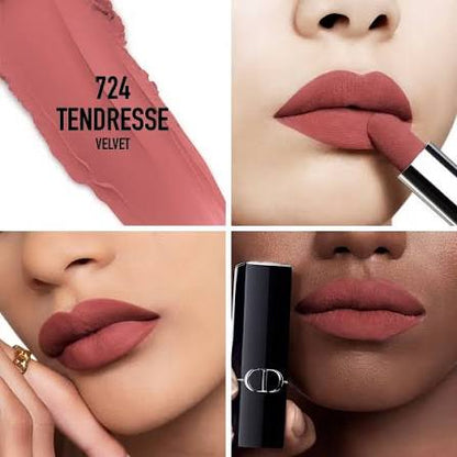 Rouge Dior Lipstick 724 Tendresse Velvet