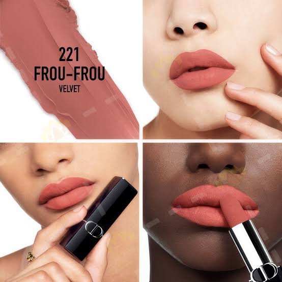 Rouge Dior Lipstick 221 Frou-Frou Velvet
