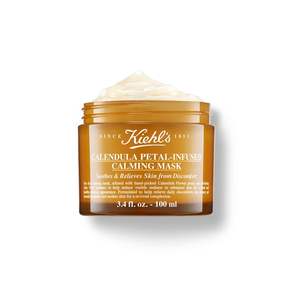 Kiehls Calendula Petal-Infused Calming Mask ماسك الكاليندولا لترطيب عميق وتهدئة فورية