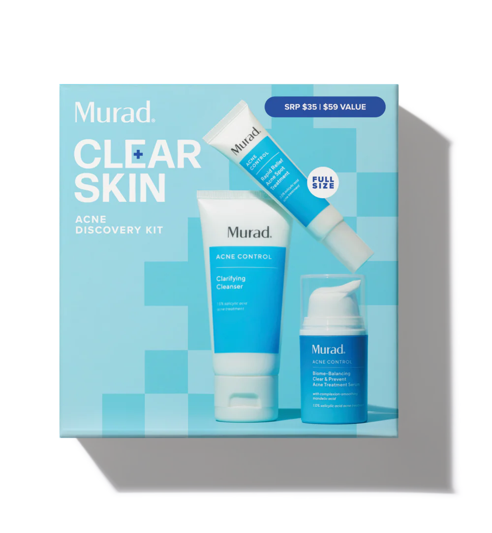 Murad Clear Skin Acne Discovery Kit مجموعة اكتشاف العناية بالبشرة المعرضة لحب الشباب