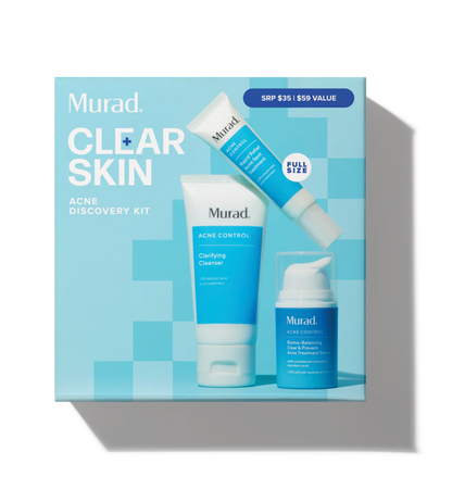 Murad Clear Skin Acne Discovery Kit مجموعة اكتشاف العناية بالبشرة المعرضة لحب الشباب