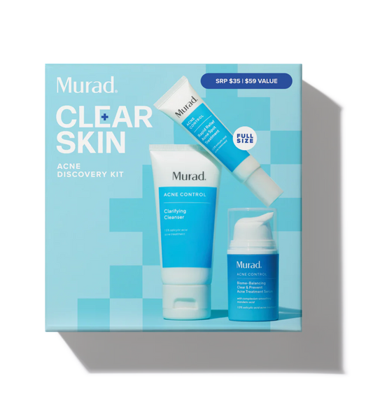 Murad Clear Skin Acne Discovery Kit مجموعة اكتشاف العناية بالبشرة المعرضة لحب الشباب