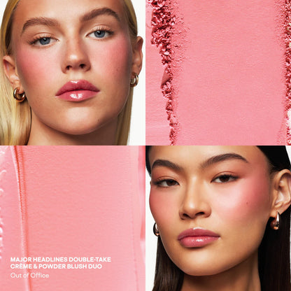 PATRICK TA  Major Headlines Double-Take Crème & Powder Blush Duo