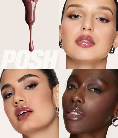 Huda Beauty Faux Filler גלוס מבריק שאינו דביק לשפתיים