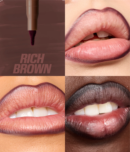 HUDA BEAUTY תוחם ומסטין שפתיים עמיד ל-12 שעות – אספקה מיידית