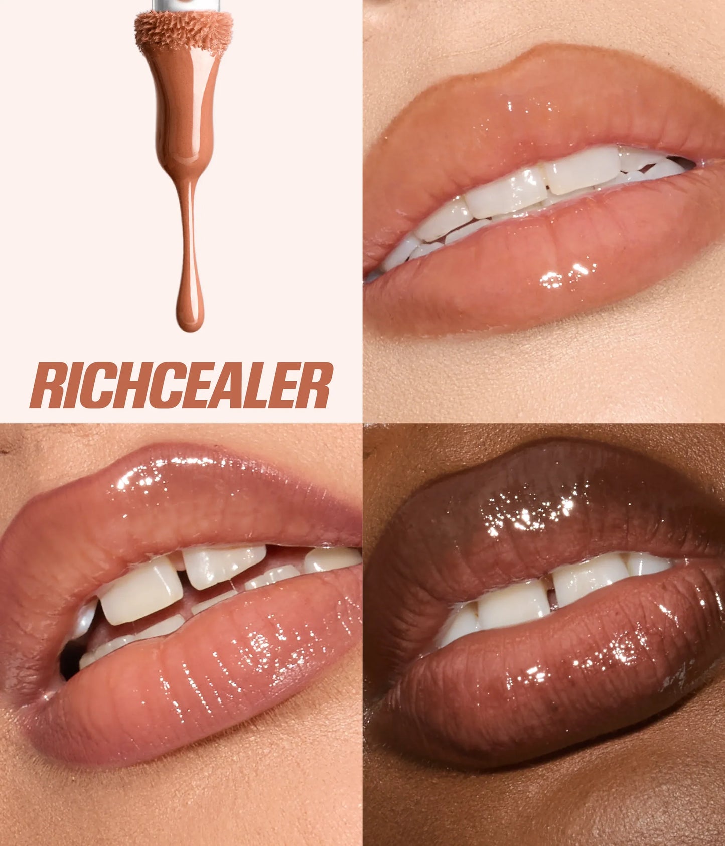 Huda Beauty Faux Filler גלוס מבריק שאינו דביק לשפתיים