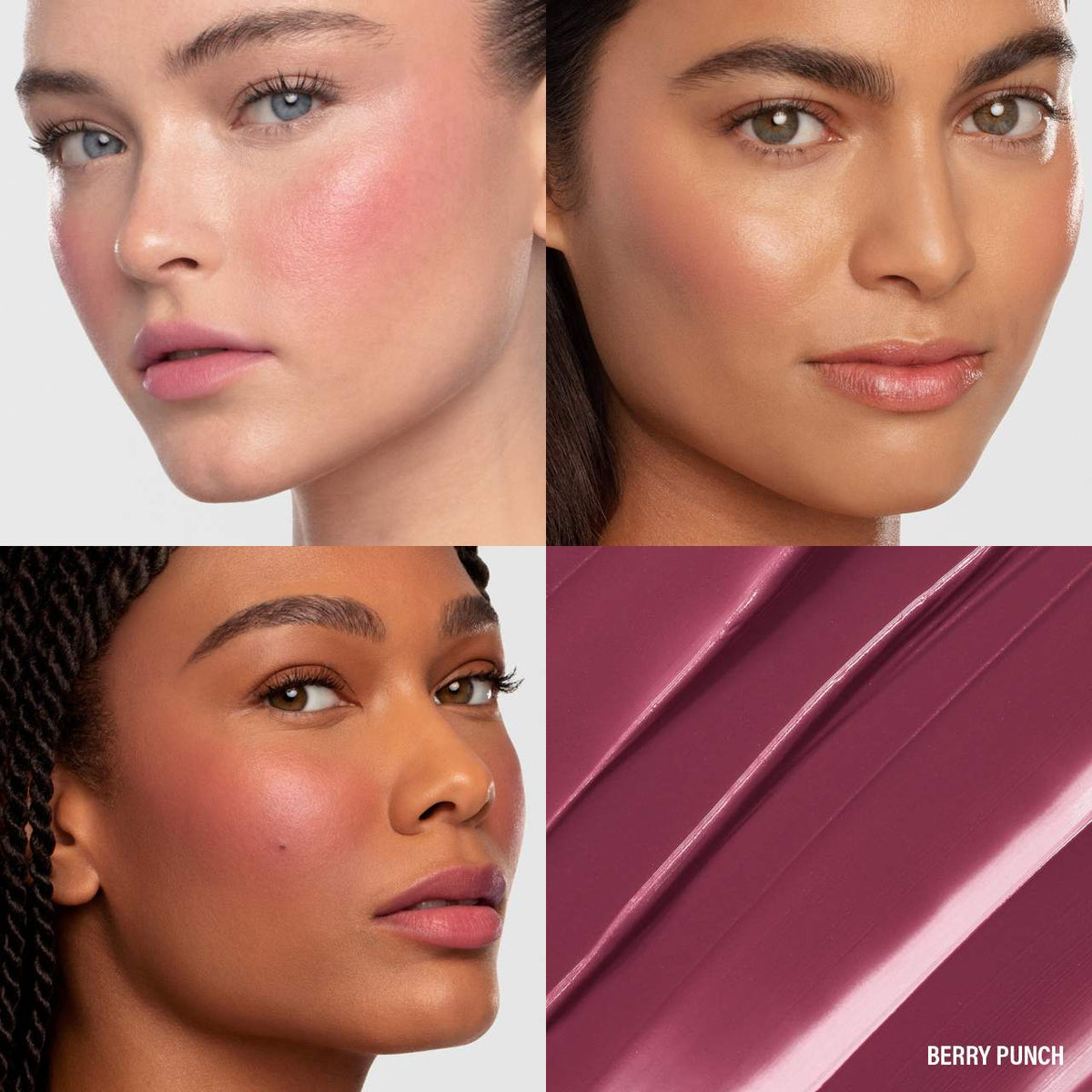 MAKEUP BY MARIO  Soft Pop Plumping Cream Blush Veil Berry Punch - soft plum