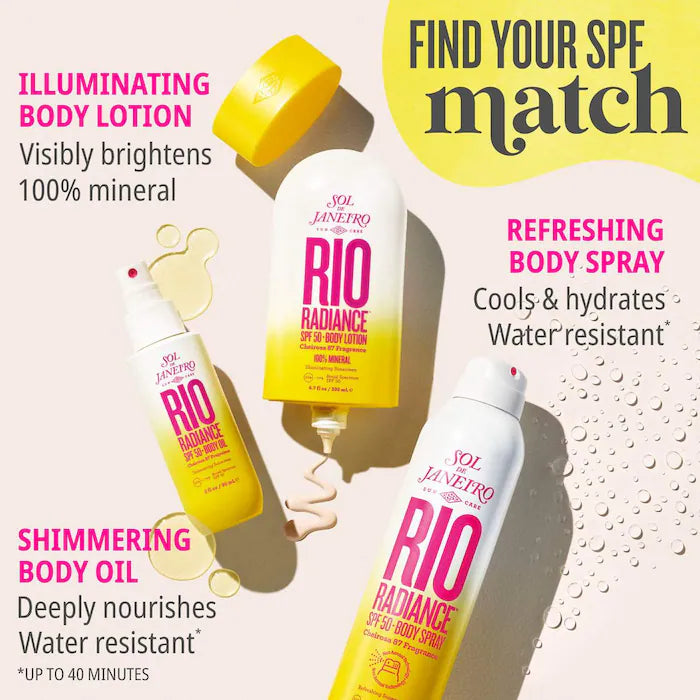 Sol de Janeiro Rio Radiance™ SPF 50 Body Spray Sunscreen with Niacinamide