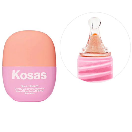 Kosas DreamBeam Silicone-Free Mineral Sunscreen SPF 40 with Ceramides and Peptides