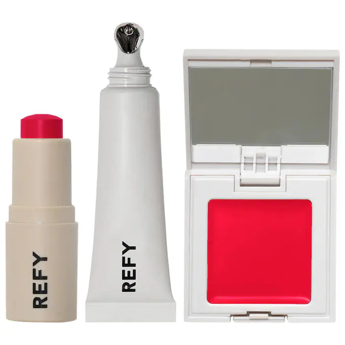 REFY Summer Color Lip and Cheek Collection Guava - rich, deep pink