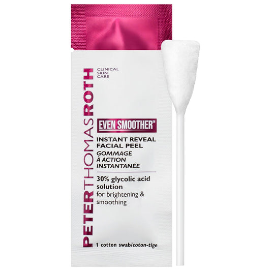 Peter Thomas Roth  Even Smoother™ Instant Reveal Facial Peel 8 cotton swabs / pack مقشر الوجه الفوري