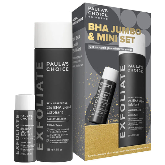 Paula's Choice Gold Standard 2% BHA Jumbo & Mini Set for Clear Skin