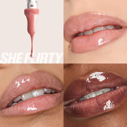 Huda Beauty Faux Filler Shiny Non-Sticky Lip Gloss