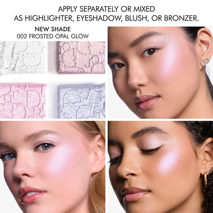 DIOR  Backstage Glow Maximizer Face Palette 002 Frosted Opal Glow