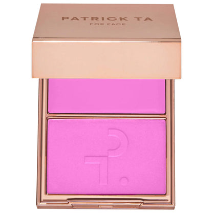 PATRICK TA  Major Headlines Double-Take Crème & Powder Blush Duo Thank Me Later - cool lilac