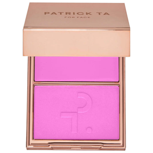 PATRICK TA  Major Headlines Double-Take Crème & Powder Blush Duo Thank Me Later - cool lilac