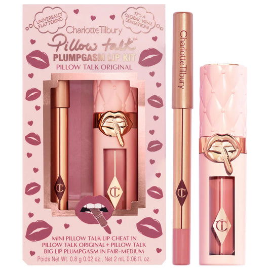 Charlotte Tilbury  Mini Pillow Talk Plumpgasm Lip Liner and Lip Gloss Set