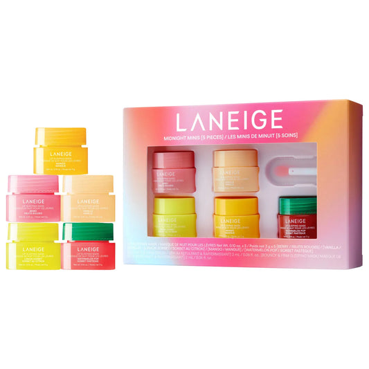 LANEIGE  Midnight Minis Hydrating Lip Sleeping Mask Treatment 5 pc. Gift Set