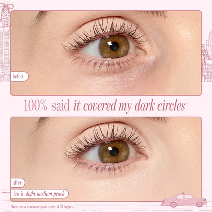 tarte face card never declines cc full coverage undereye corrector & brush set