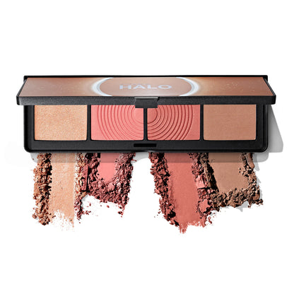Smashbox Halo Sculpt + Glow Contour, Blush + Highlighter Palette