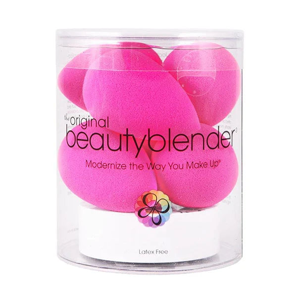 The Original Pro Pack - 6 Pink Blenders & Solid blendercleanser