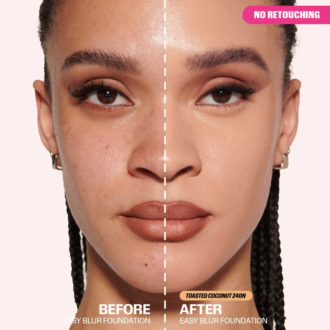 HUDA BEAUTY Easy Blur Natural Airbrush Foundation with Niacinamide