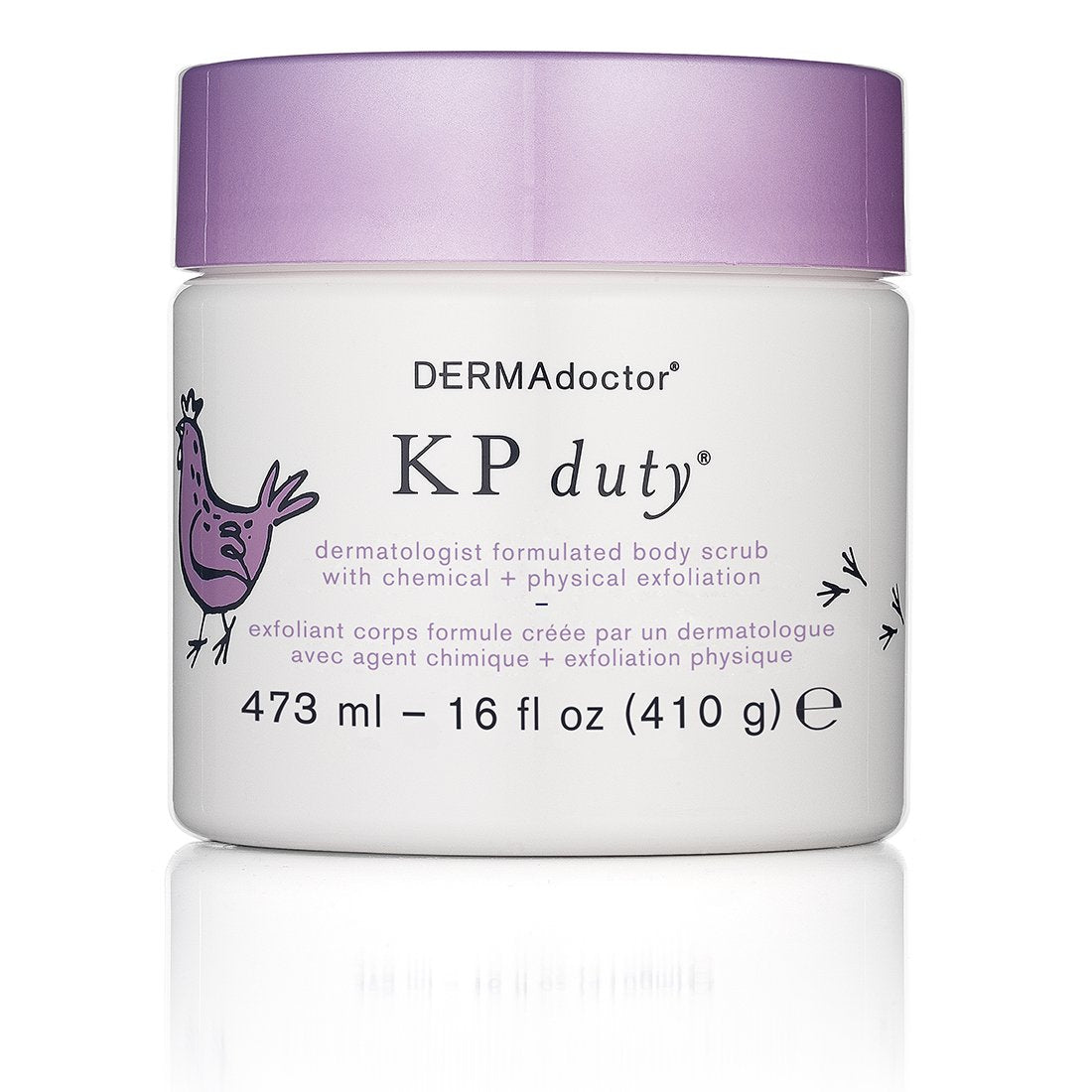 DermaDoctor KP Duty Bump Eraser Body Scrub with 10% AHAs + PHAs