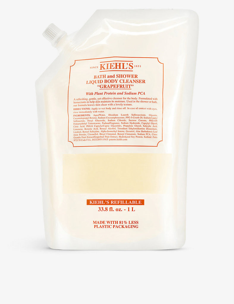 Grapefruit Bath & Shower Body Cleanser refill pouch 1L