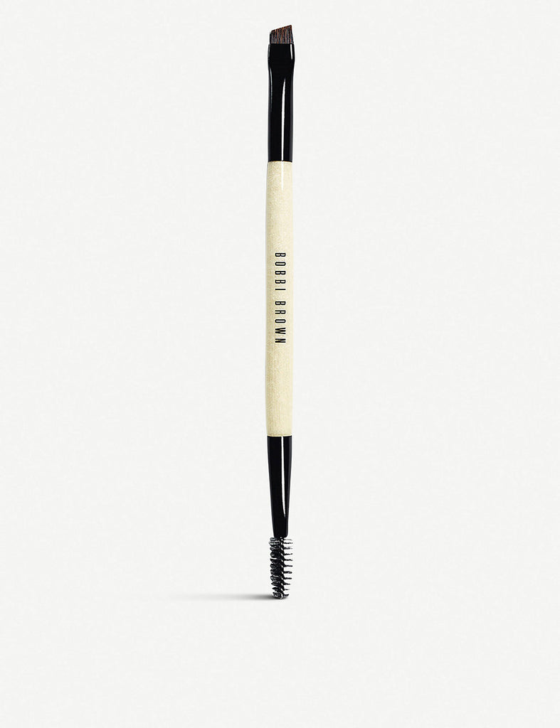 Dual-eyed brow definer and groomer brush