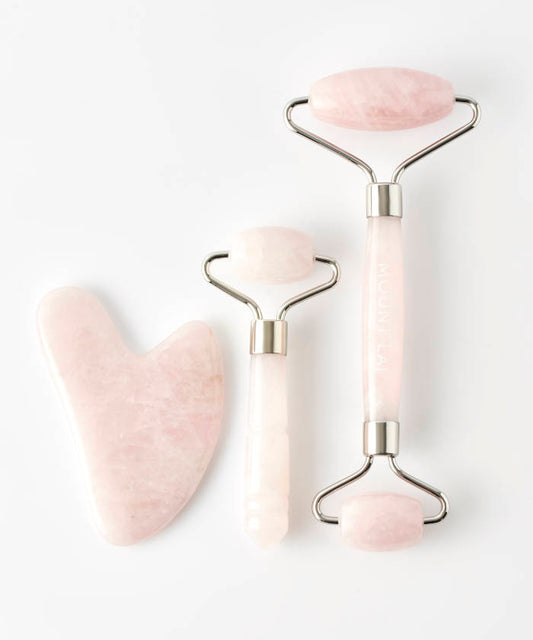 ROSE QUARTZ TRIO SOOTHING FACIAL SET