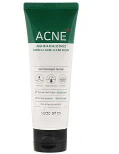 AHA, BHA, PHA 30 Days Miracle Acne Clear Foam, 100 ml