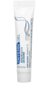 Differin, Adapalene Gel 0.1 % Acne Treatment, Fragrance Free, 0.5 oz (15 g)