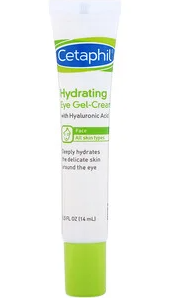 Hydrating Eye Gel-Cream with Hyaluronic Acid, 0.5 fl oz (14 ml)