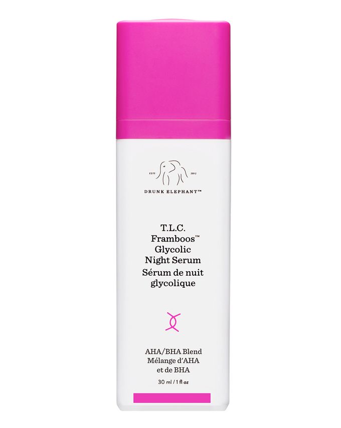 Drunk elephant T.L.C. Framboos Glycolic Night Serum سيروم ليلي لتفتيح البشرة