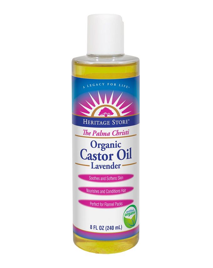 Organic Castor Oil Lavender( 240ml )