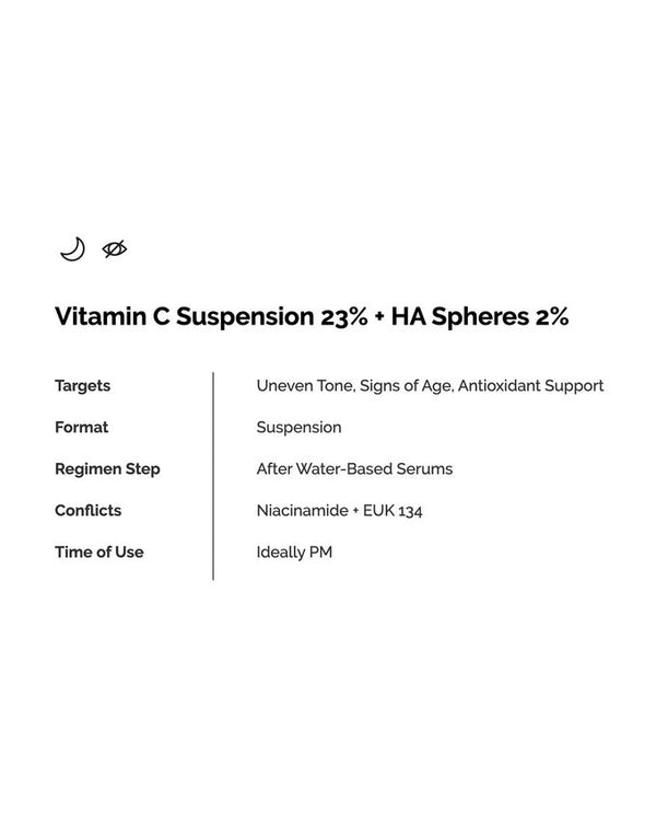Vitamin C Suspension 23% + HA Spheres 2% 30ml