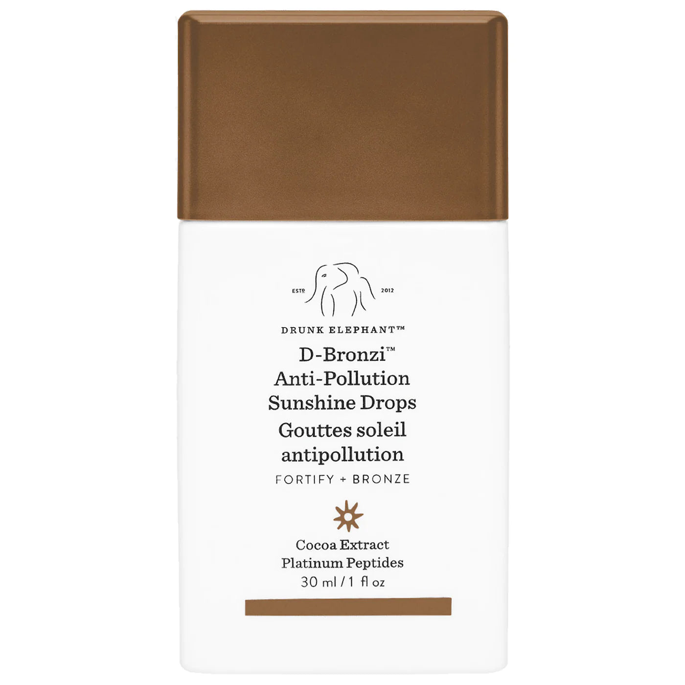 Drunk Elephant D-Bronzi™ Anti-Pollution Bronzing Drops with Peptides