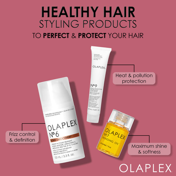 Olaplex Style & Strengthen Hair Set, No. 6, No. 7, & Mini No. 9